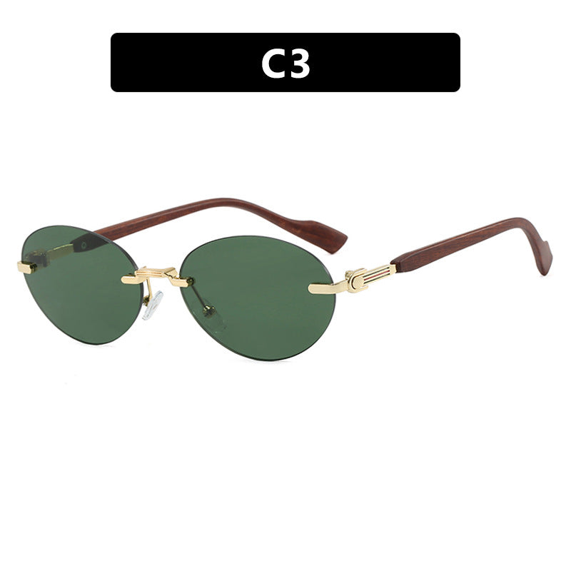 Women's fashionable sunglasses in elegant retro style with high-quality lenses and wooden details Bowlift