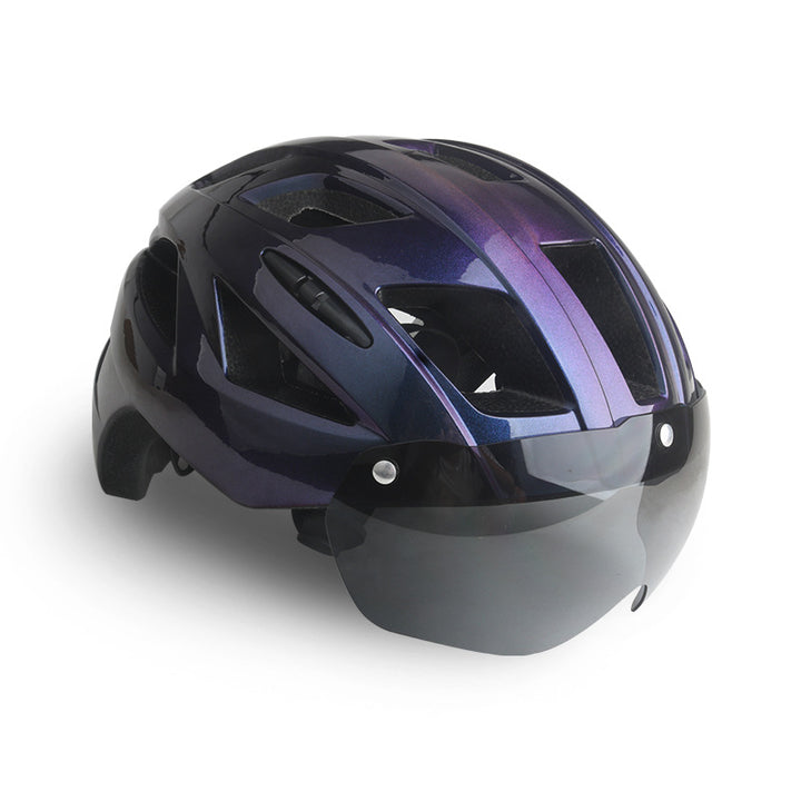 WoAerodynamic Cycling Helmet with Visor Bowlift