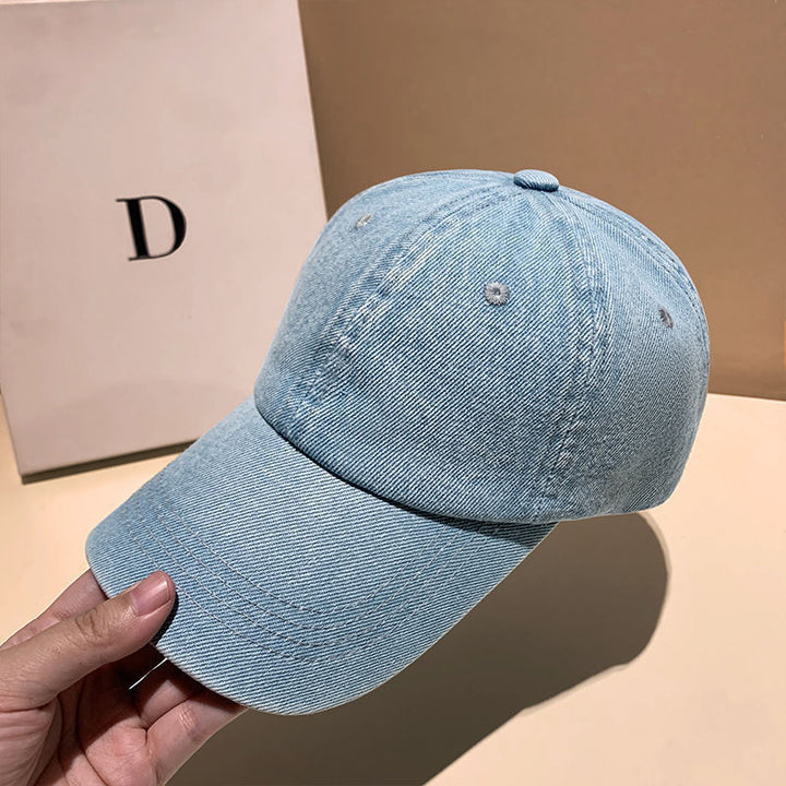 Women's Classic Denim Baseball Cap Bowlift