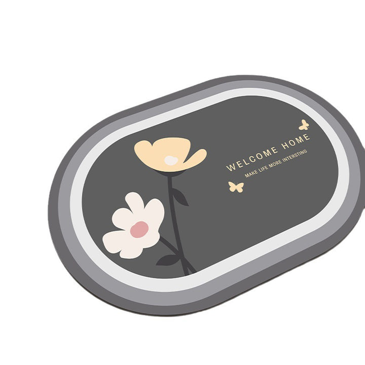 Floral-Designed Comfort Mat Bowlift