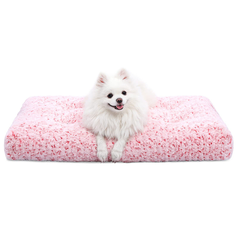 Plush Comfort Pet Sleeping Mat Dog Bed