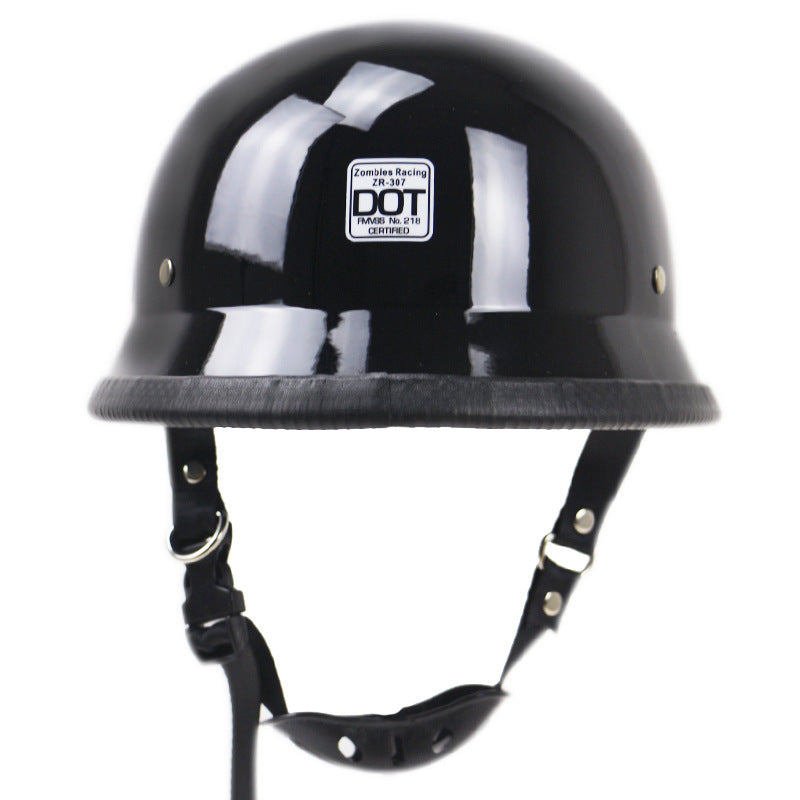 Classic Cruiser Motorcycle Safety Helmet Bowlift