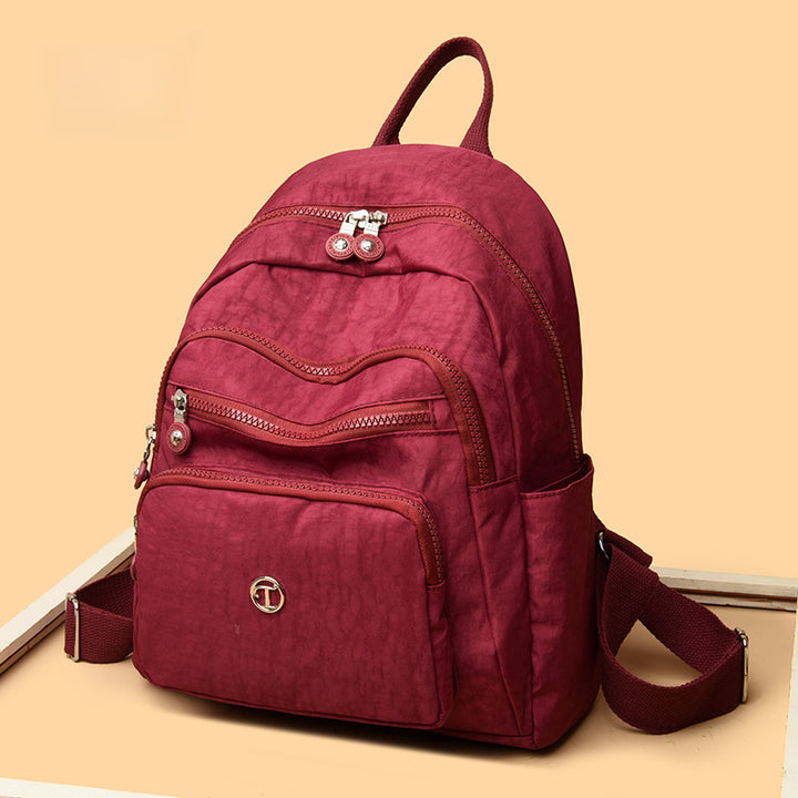 Multi-Compartment Casual Backpack Bowlift