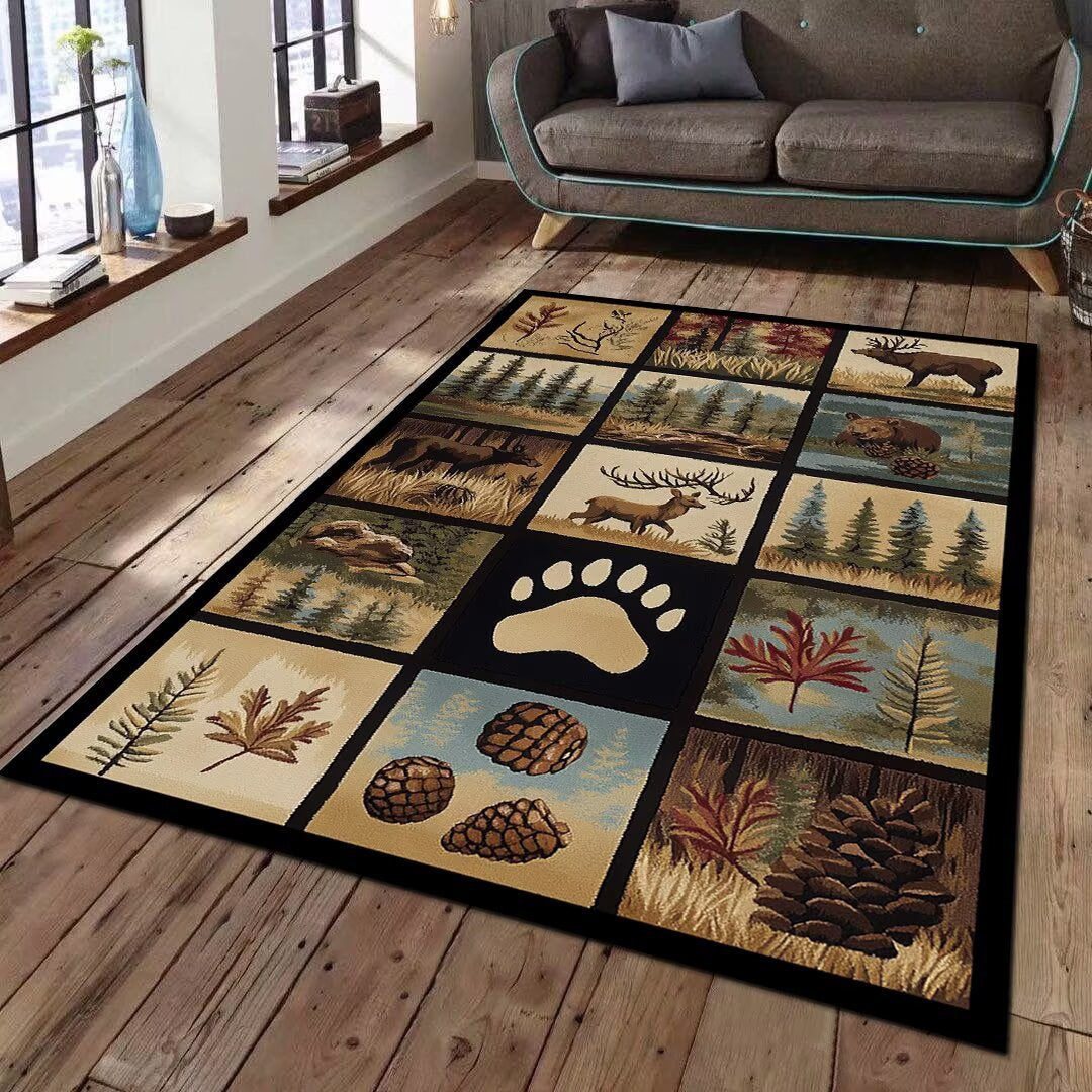 Decorative Area Rug Bowlift
