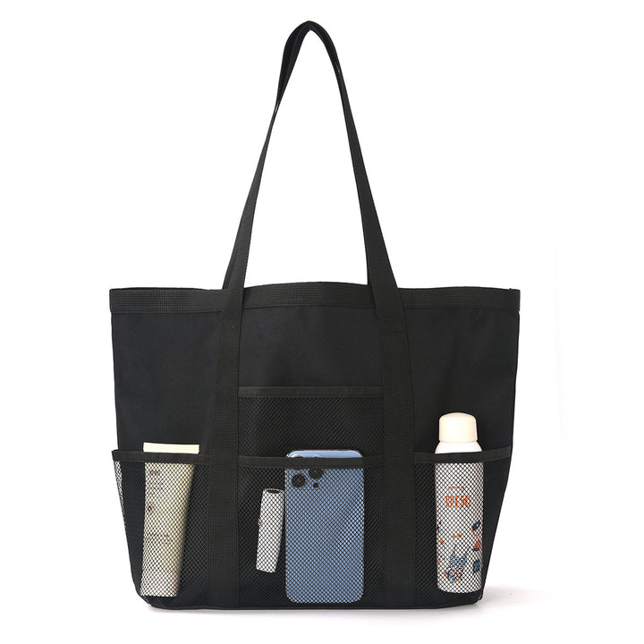 Multifunctional shopping bag with practical outer pockets Bowlift