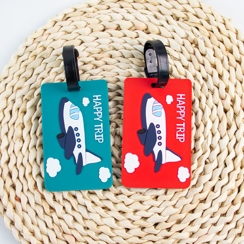 Airplane-Themed Luggage Identifier Bowlift
