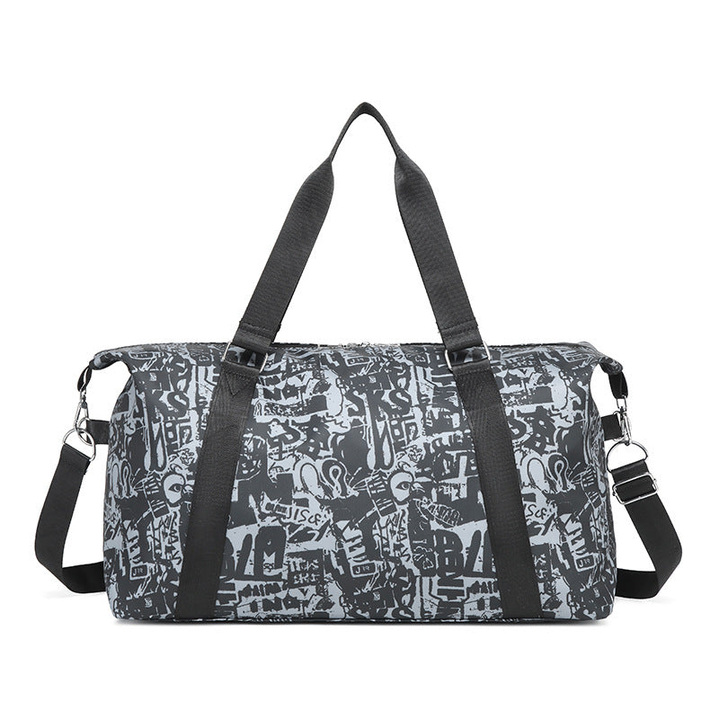 Graphic Patterned Sports Duffel Bag Bowlift