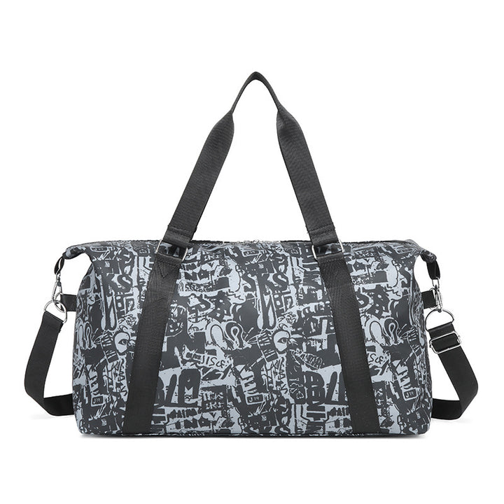 Graphic Patterned Sports Duffel Bag Bowlift