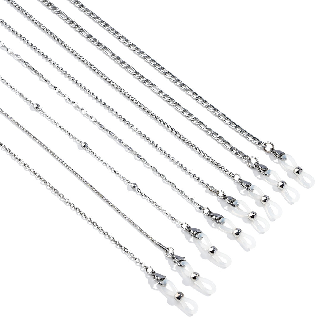 Chic Crystal-Linked Eyewear Chain Bowlift