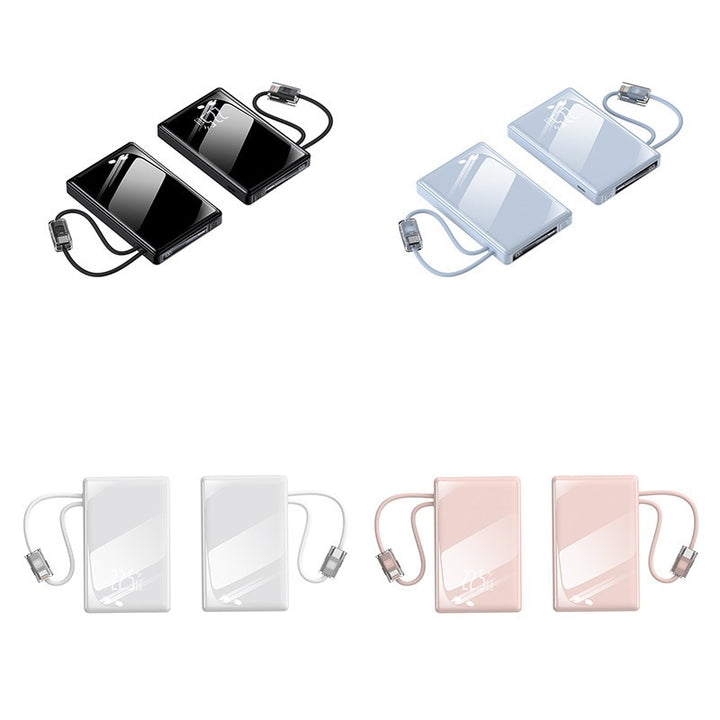 Portable power bank with multifunctional fast charging connector Bowlift