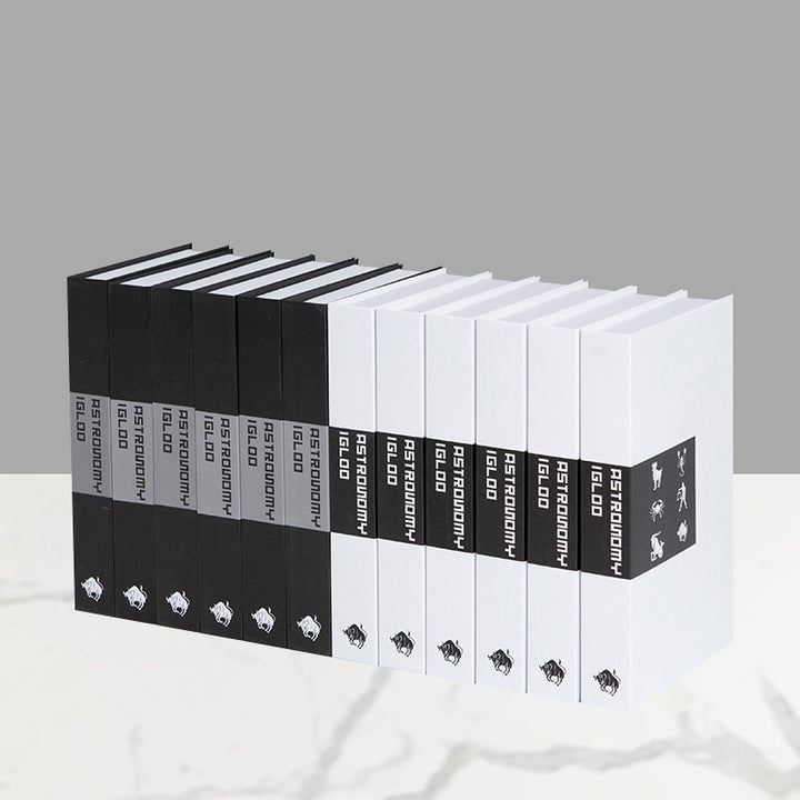 Decorative faux book storage box set for bookshelf styling Bowlift