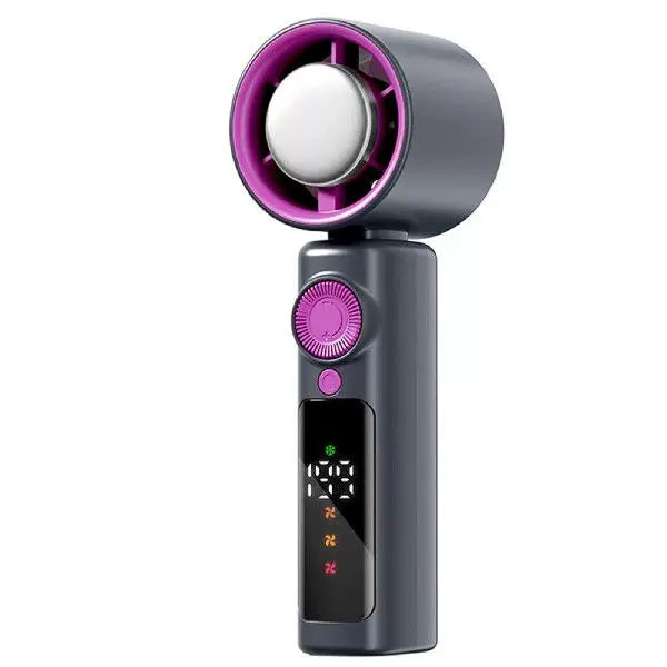 Unisex One Size Compact Wireless Turbine Air Circulator with Digital LED Display Precise Speed Selection Bowlift