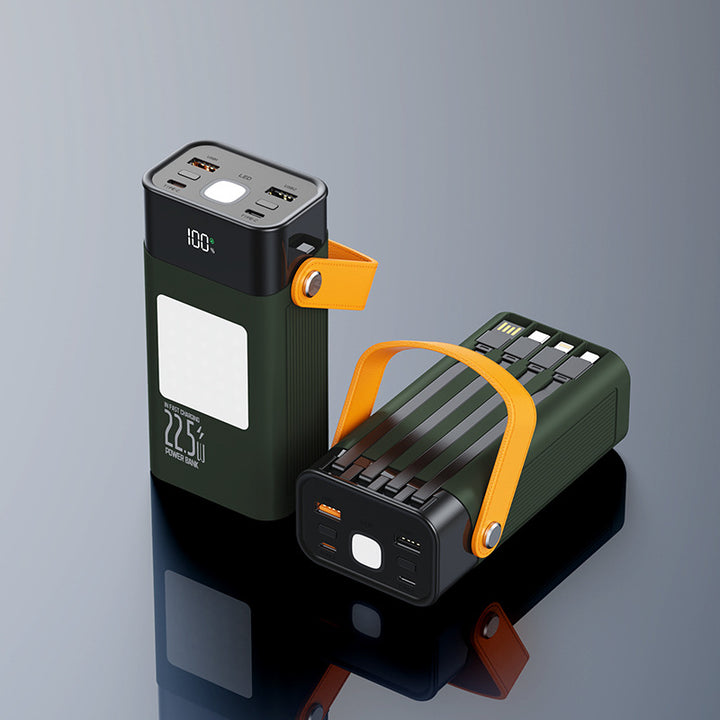 Portable power bank with fast charging port and LED display Bowlift