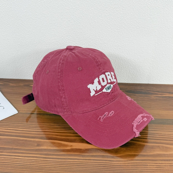 Men's Distressed Casual Baseball Cap Bowlift