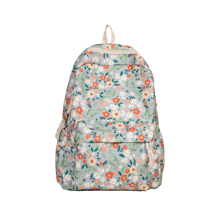 Flower Pattern Backpack Bowlift
