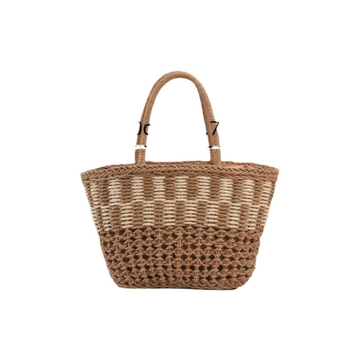 Handwoven basket bag with airy structure Bowlift