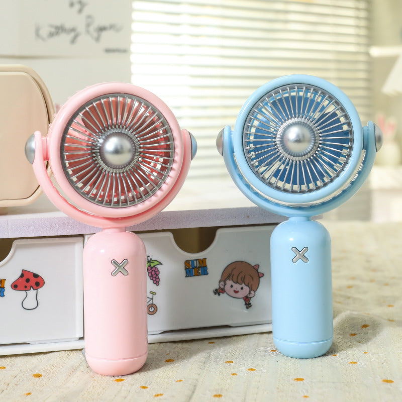 Women's portable hand fan with USB charging function and funny animal design Bowlift