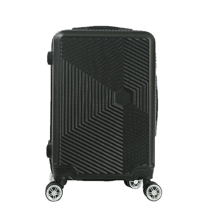 Unisex Modern Geometric Hard Shell Suitcase Bowlift