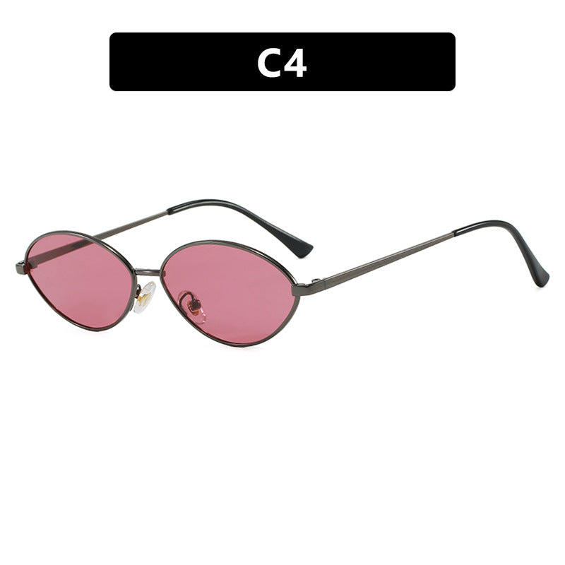 Ladies' fashionable sunglasses with oval design and polarized lenses Bowlift
