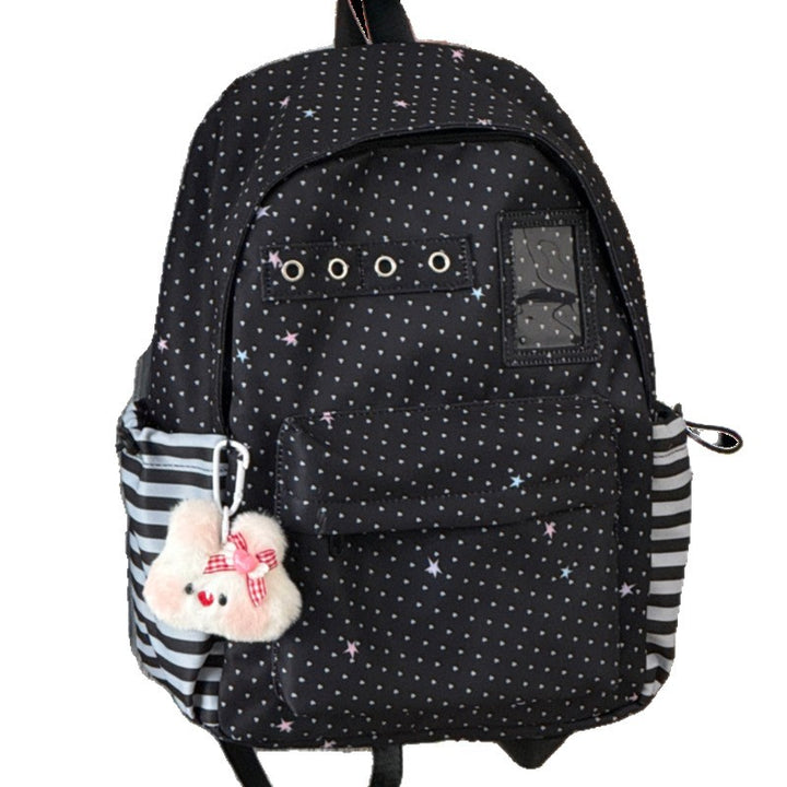 Starry Print Functional Backpack Bowlift