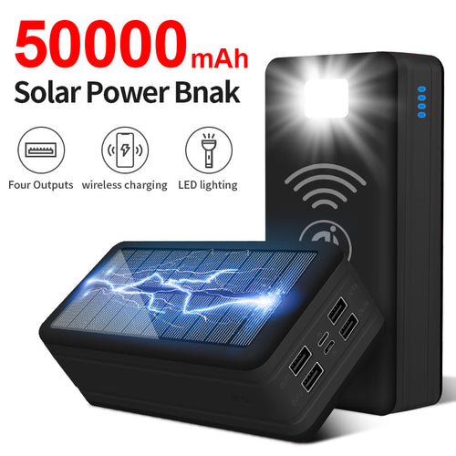 Solar Powerbank with Wireless Charging Function by Bowlift
