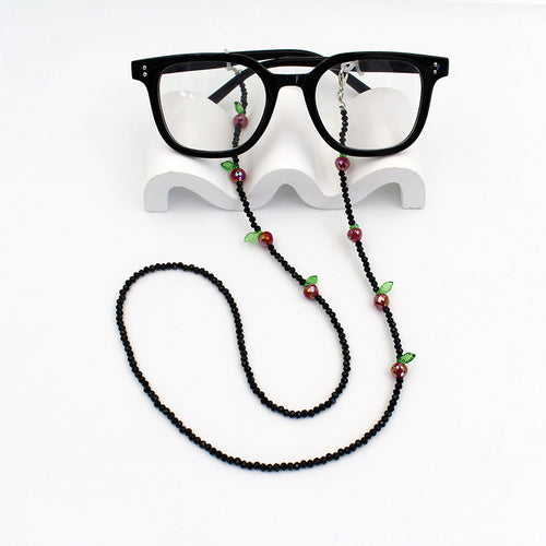 Charming Floral Beaded Eyewear Chain Bowlift