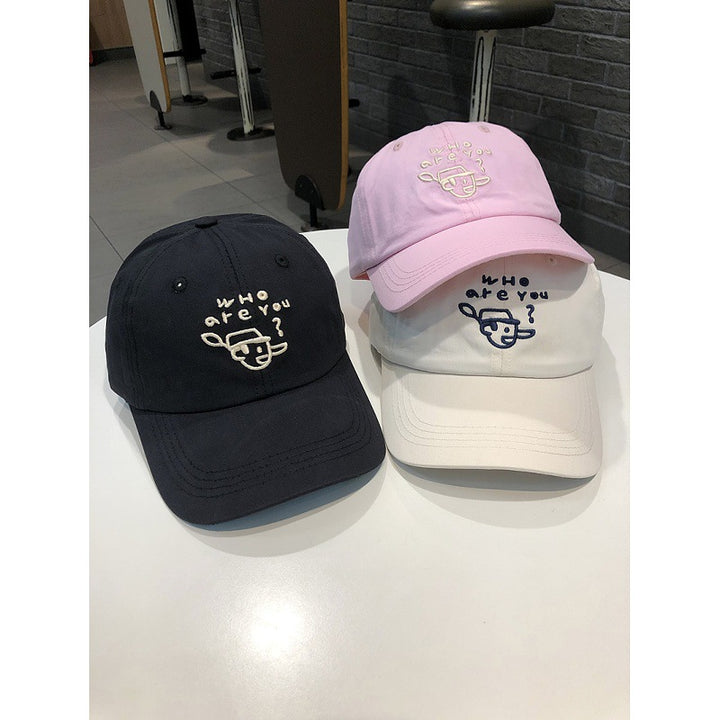 Men's Embroidered Character Casual Cap Bowlift