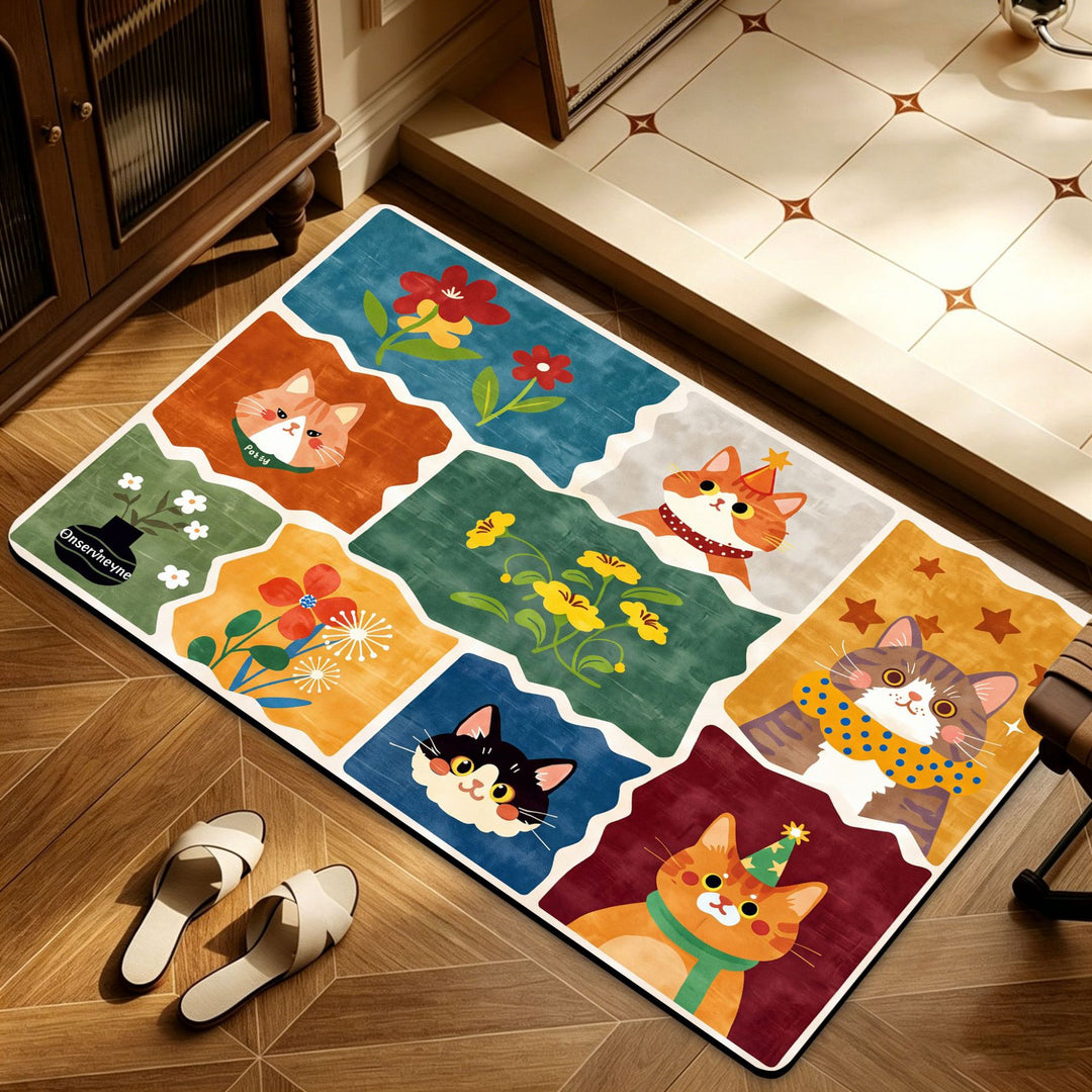 Heart Pattern Decorative Area Rug Bowlift