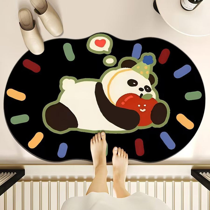 Cute Cartoon Bear Bath Mat Bowlift