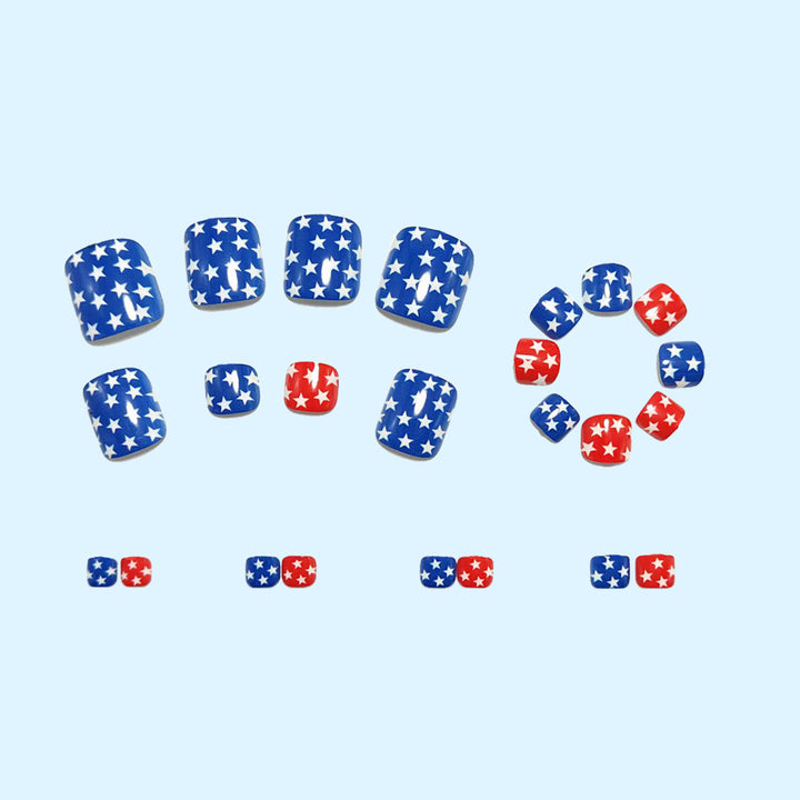 Nail Art Set with Star Motif Bowlift