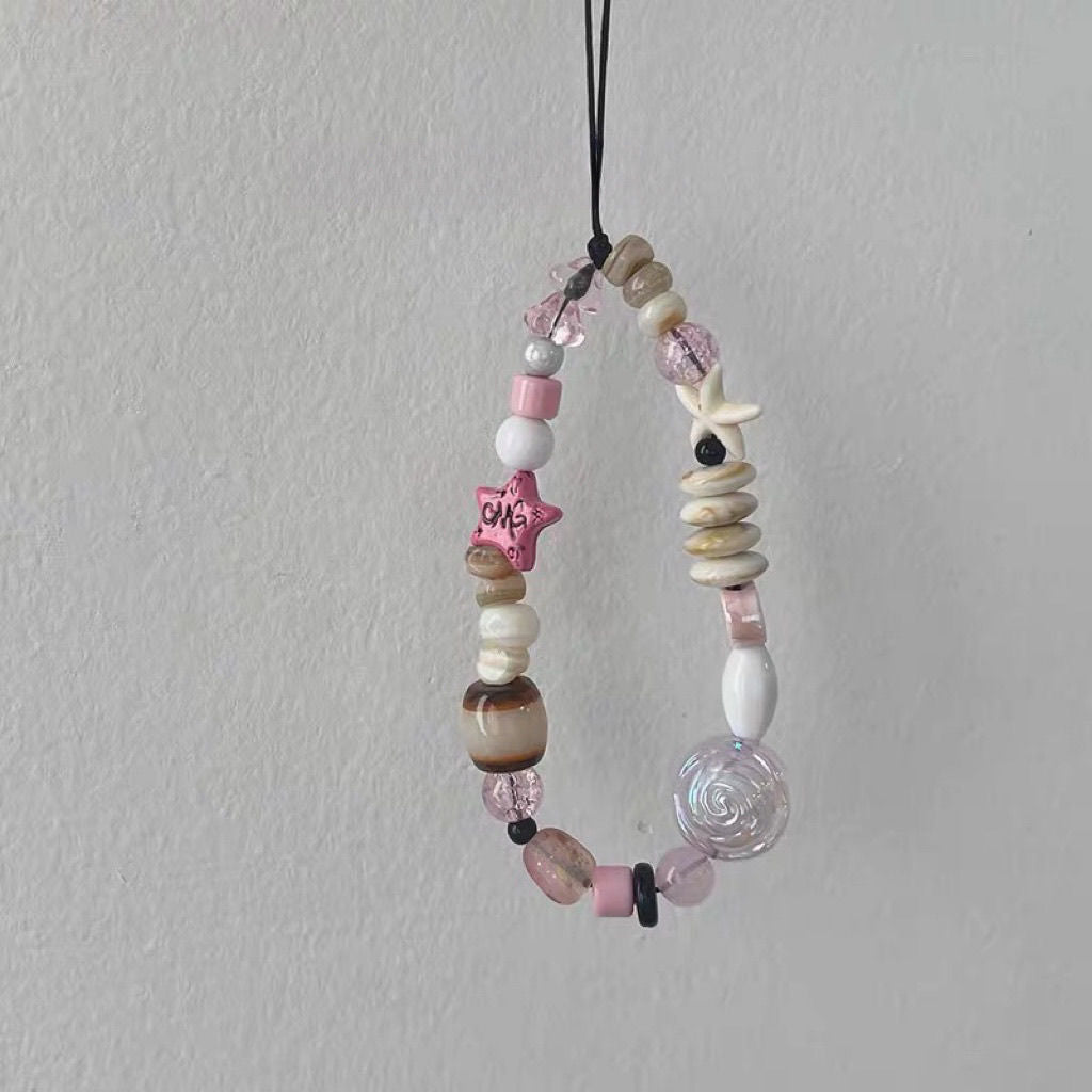 Beaded Charm Phone Strap Bowlift 1790135999