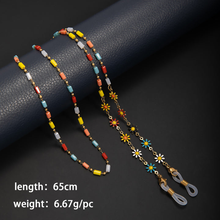 Decorative Beaded Eyewear Chain Bowlift
