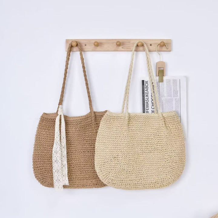 Beach bag in modern macrame style Bowlift