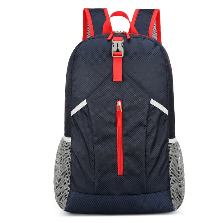 Unisex nan ultra-light foldable day backpack with organizer compartments, water-repellent material, and mesh side pockets Bowlift