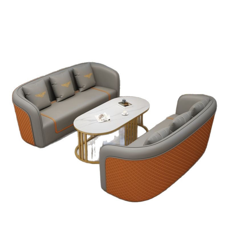 Luxury Upholstered Sofa Set Bowlift