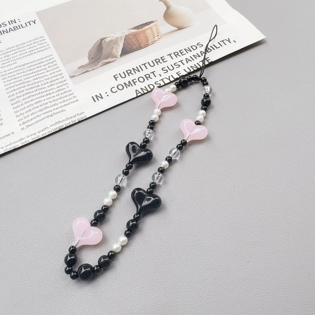 Heart-Shaped Beaded Eyewear Chain Bowlift 1790407502