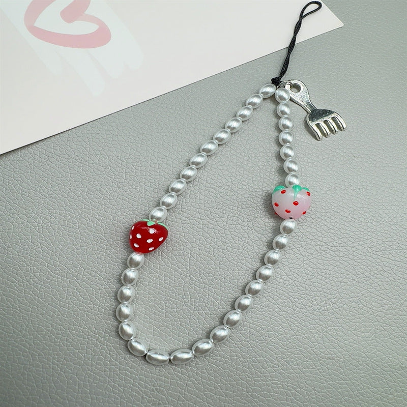 Beaded Fruit-Themed Eyewear Lanyard Bowlift