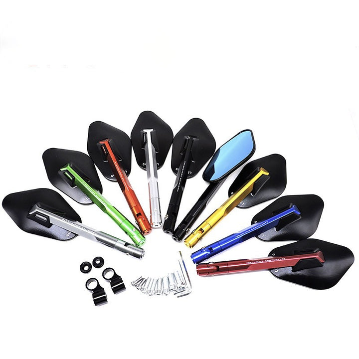 Adjustable Universal Motorcycle Side Mirrors Bowlift
