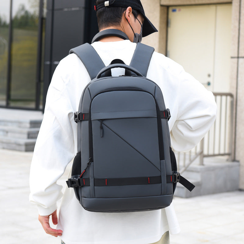 Backpack with ergonomic carrying system and multifunctional compartments Bowlift