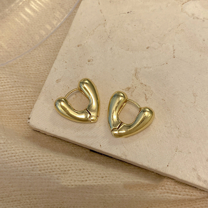 Heart-shaped earrings Bowlift