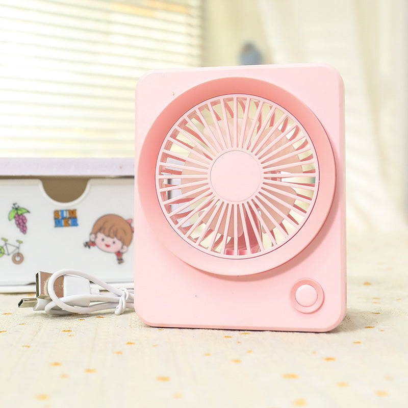 Ladies table fan with USB connection and flexible tilt function Bowlift