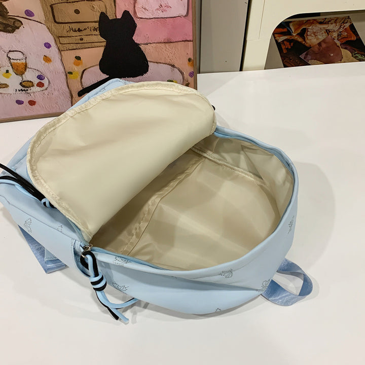 Backpack with Glittering Applications Bowlift