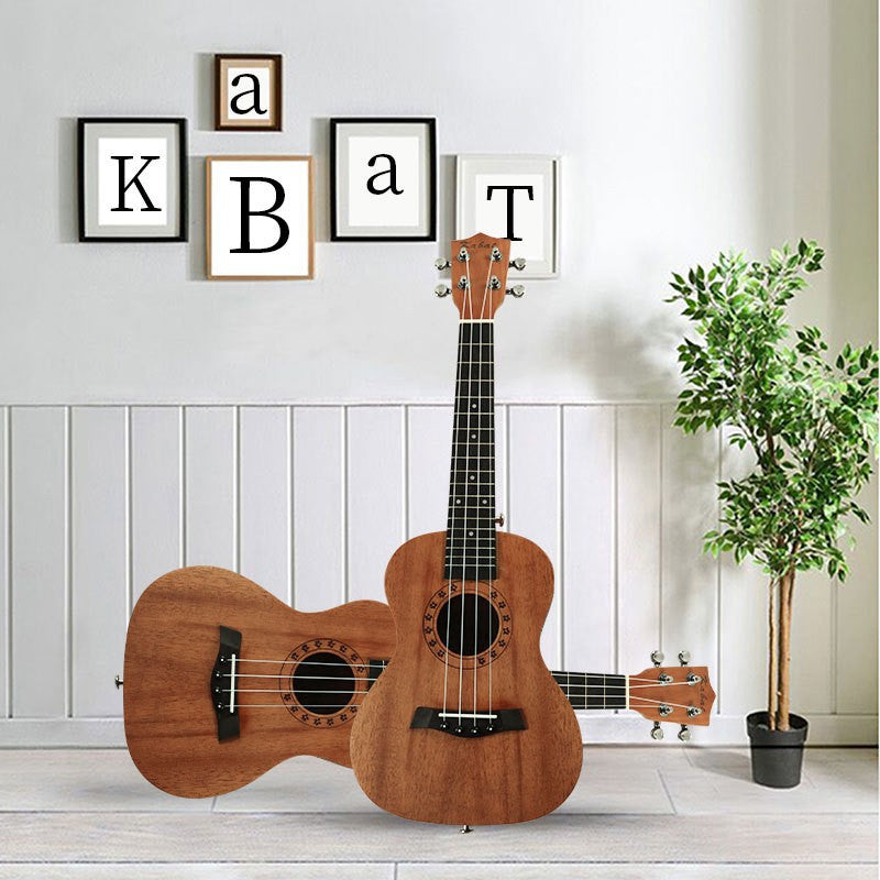 Premium Mahogany Soprano Ukulele Bowlift