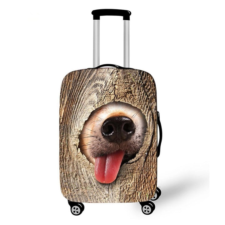 Women's hard-shell suitcase with creative cat design attraction Bowlift