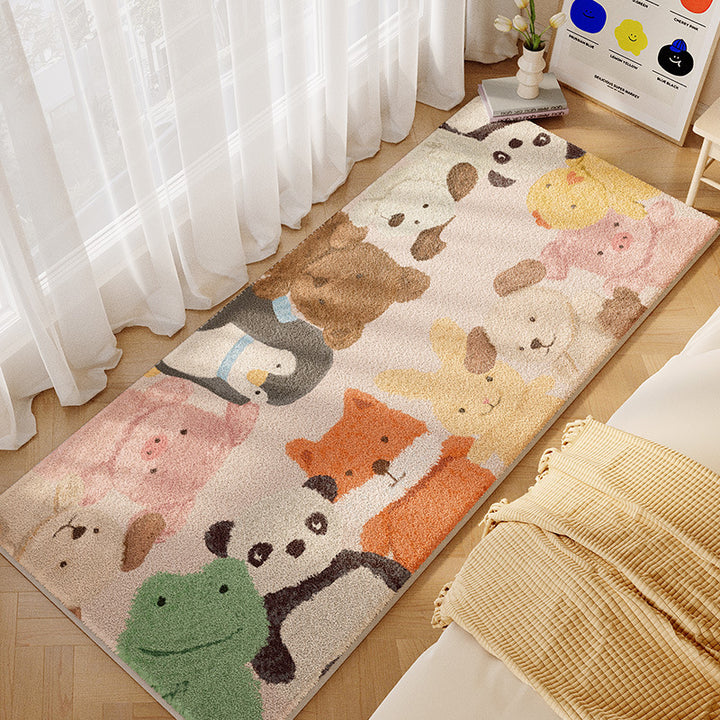 Playful Animal-Themed Runner Mat Bowlift
