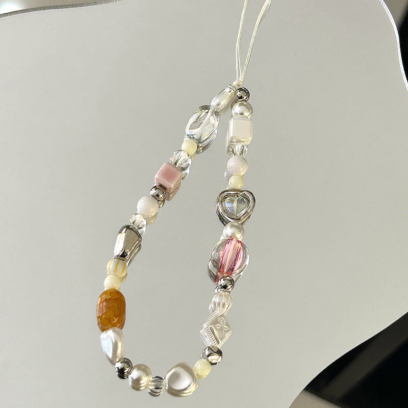 Decorative Beaded Phone Strap Bowlift