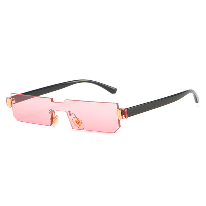 Women's fashionable geometric sunglasses with fine frame Bowlift