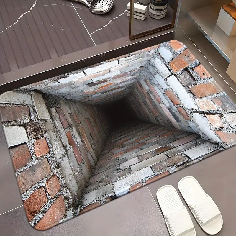 3D Illusion Welcome Mat Bowlift
