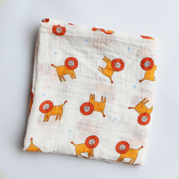 Soft Cotton Muslin Swaddle Blanket Bowlift