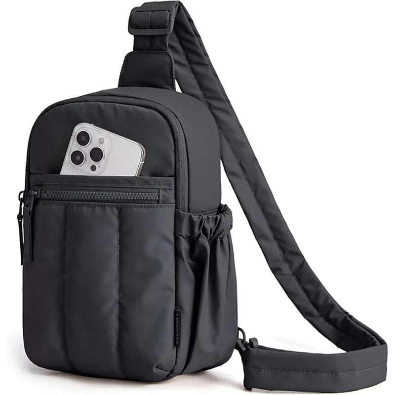 Compact shoulder bag with multiple compartments Bowlift